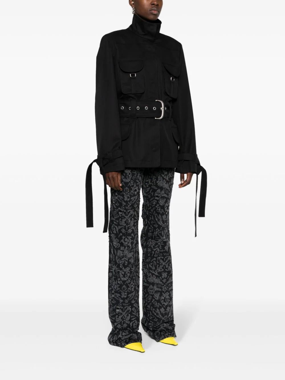 Off-White Co Cargo belted jacket - Image 3