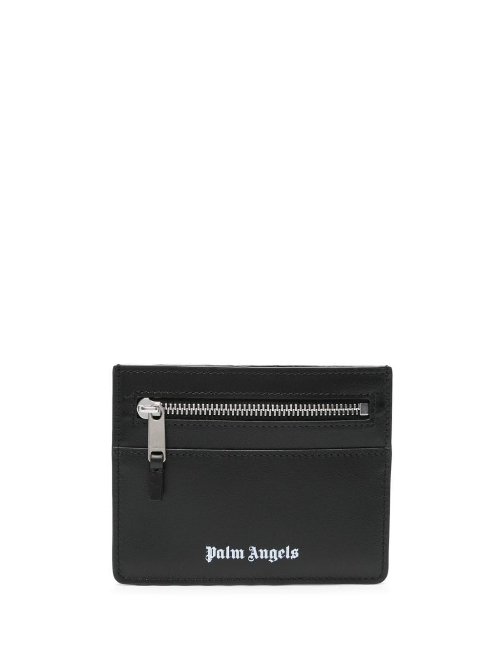 Palm Angels logo-print leather cardholder