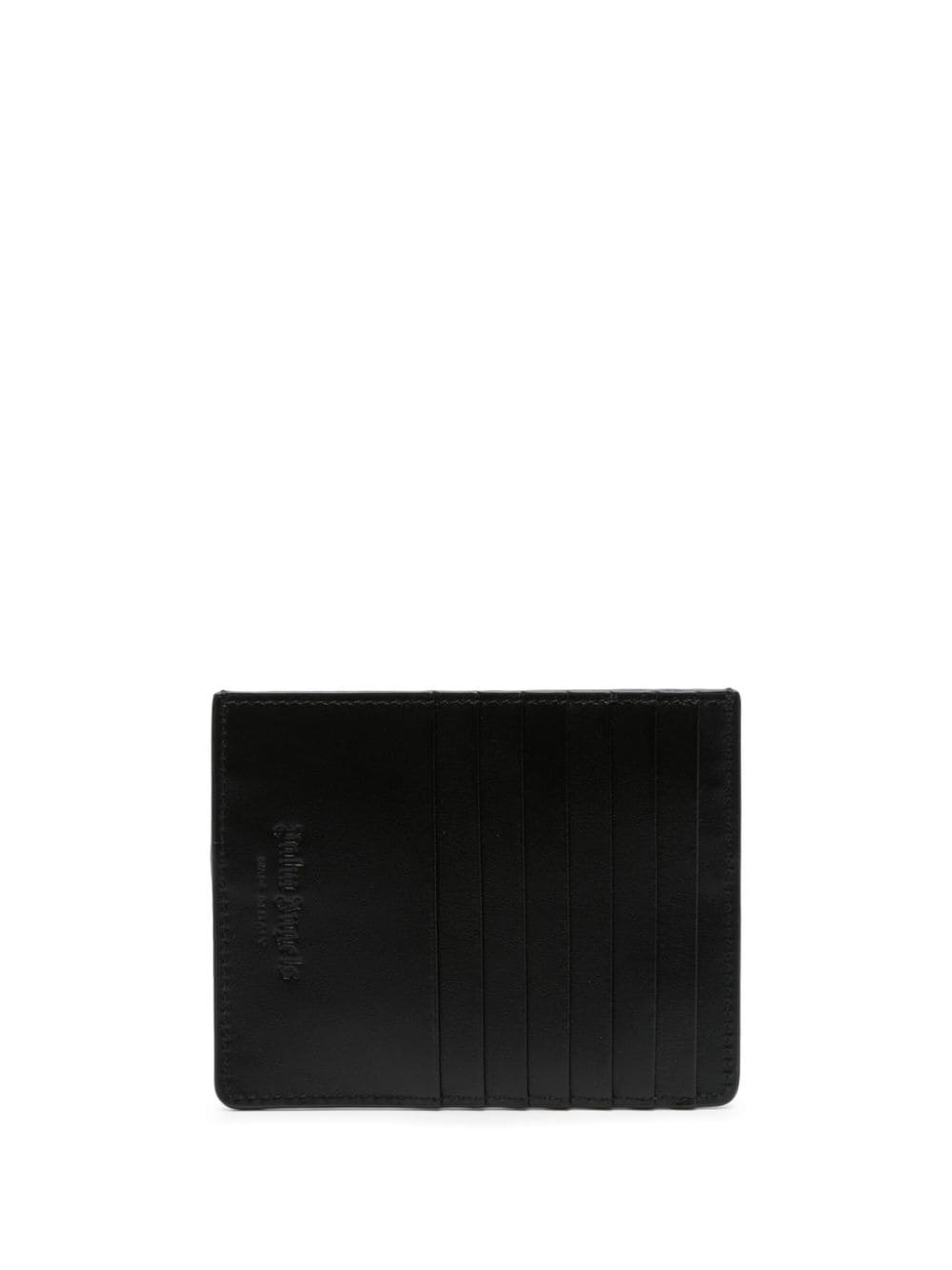 Palm Angels logo-print leather cardholder - Image 2