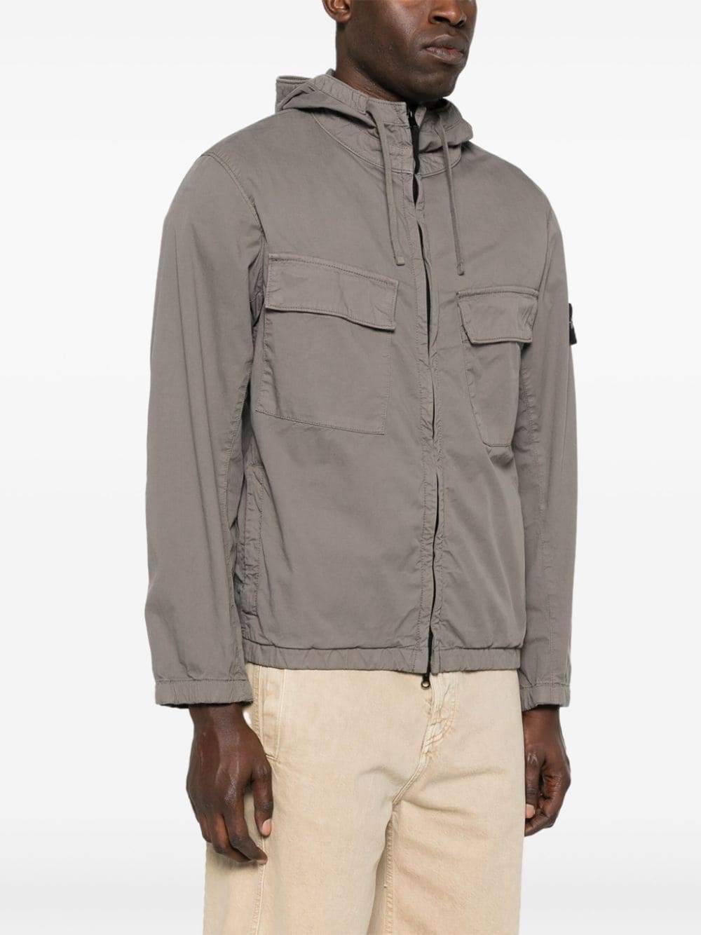 Stone Island Compass-badge gabardine jacket - Image 3