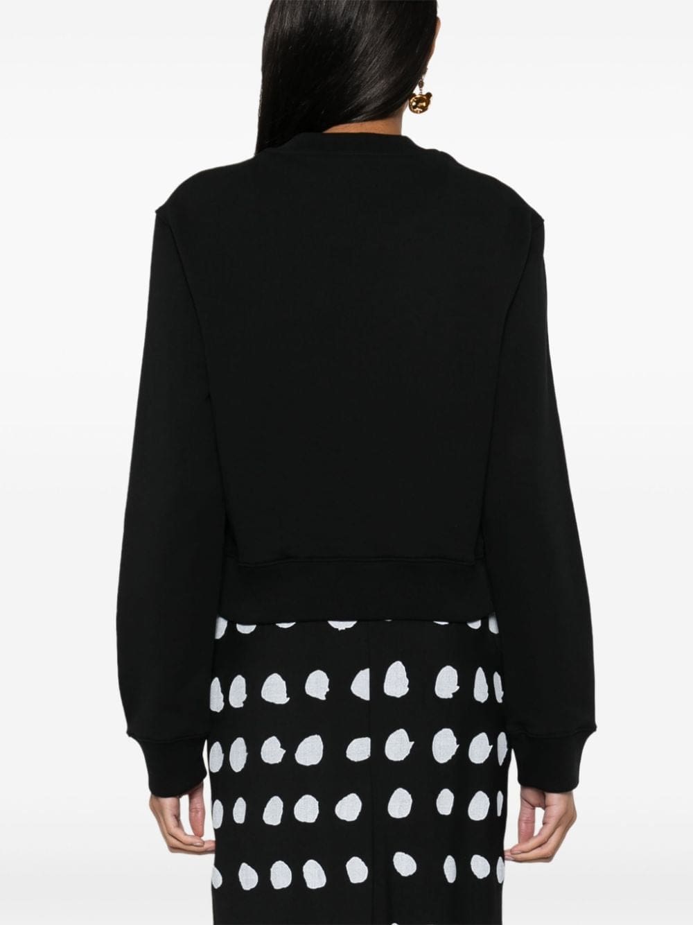 Moschino logo-print cotton sweatshirt - Image 4