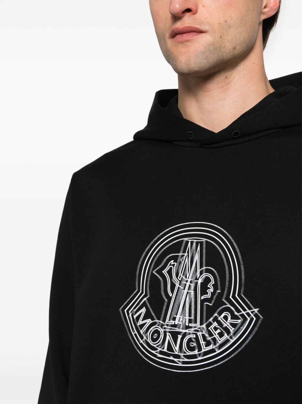 Moncler logo-print hoodie - Image 5