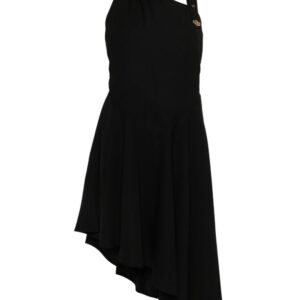 Versace Jeans Couture  logo-buckle crepe dress