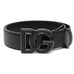 Louis Vuitton logo-buckle leather belt