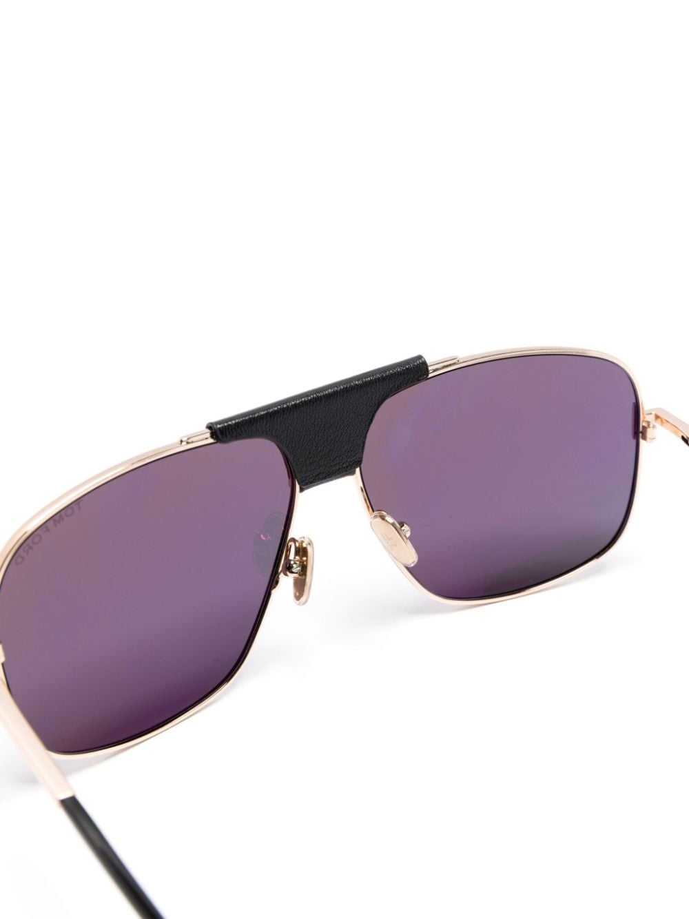 TOM FORD Eyewear Tex pilot-frame sunglasses - Image 3