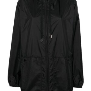 Moncler mesh-panels hooded jacket