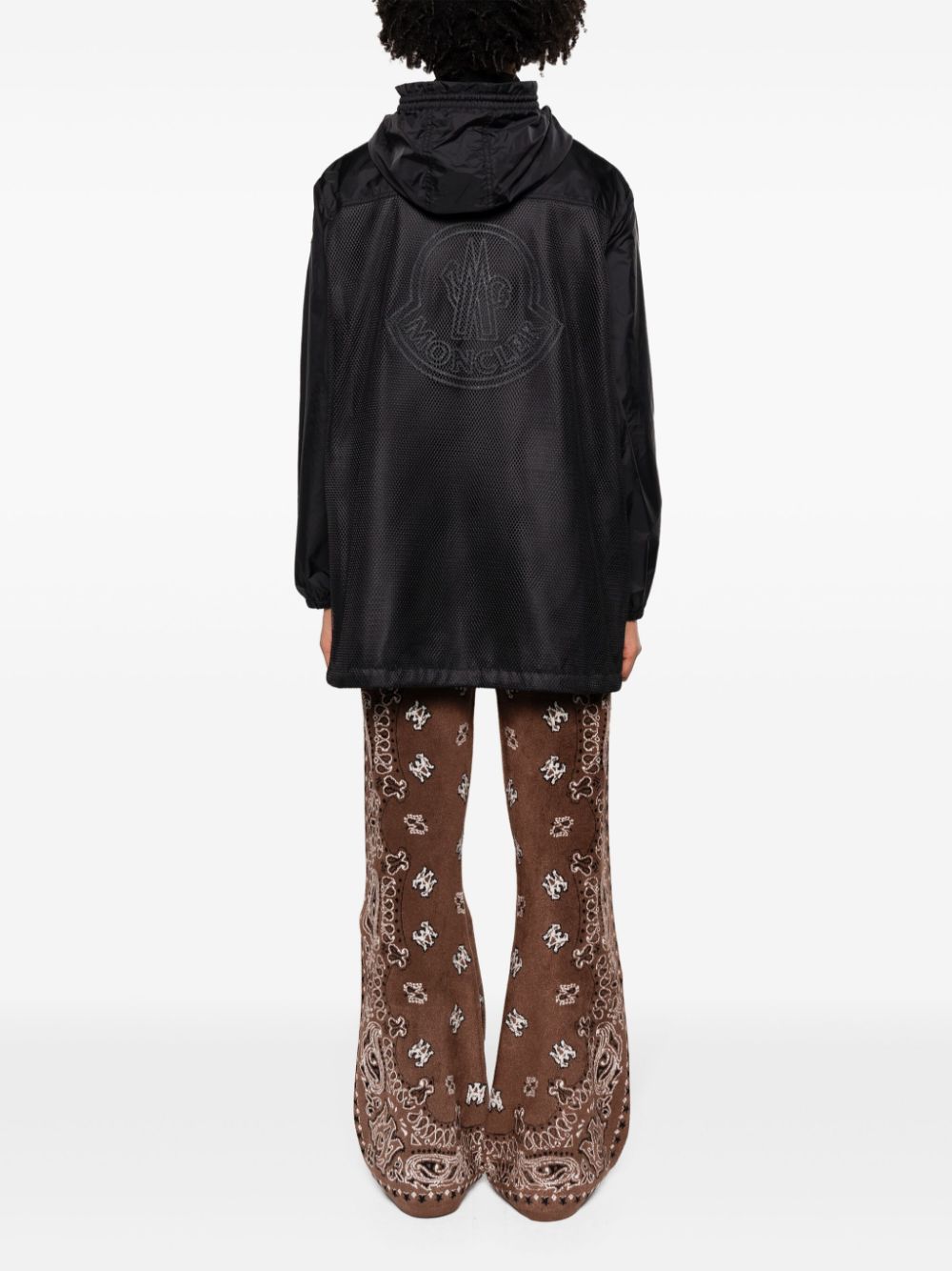 Moncler mesh-panels hooded jacket - Image 4