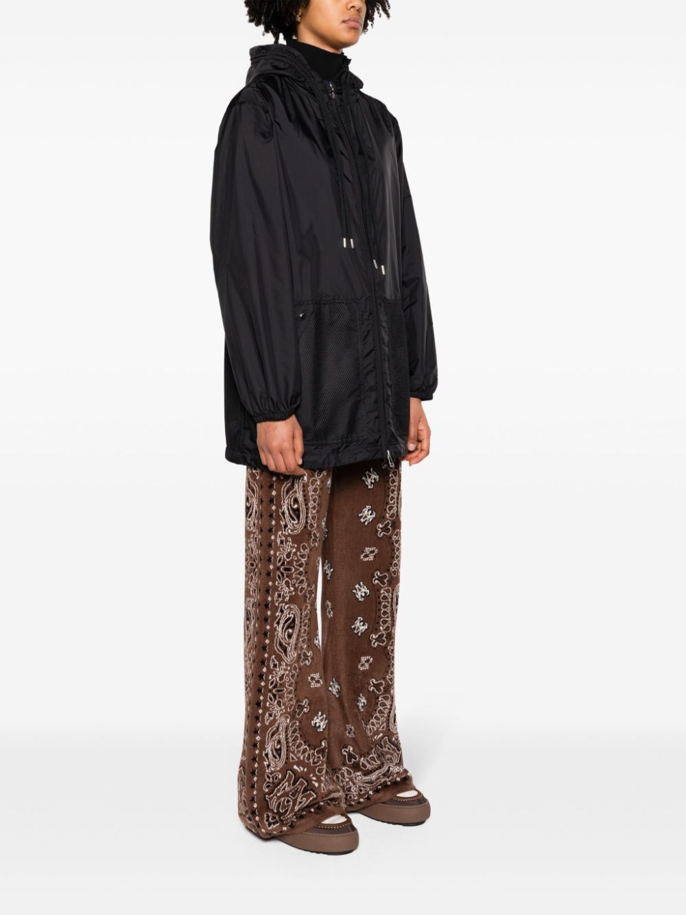 Moncler mesh-panels hooded jacket - Image 3