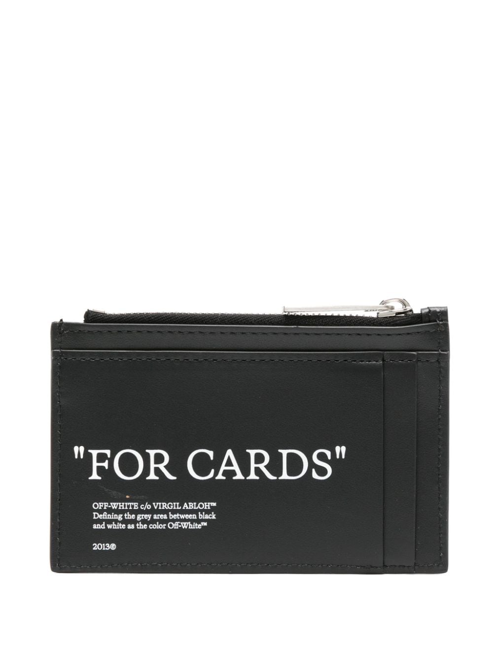 Off-White Quote Bookish leather cardholder - Image 2