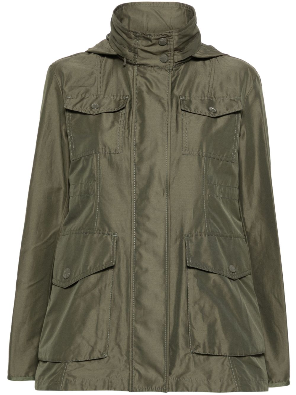 Moncler Ilo concealed-hood jacket