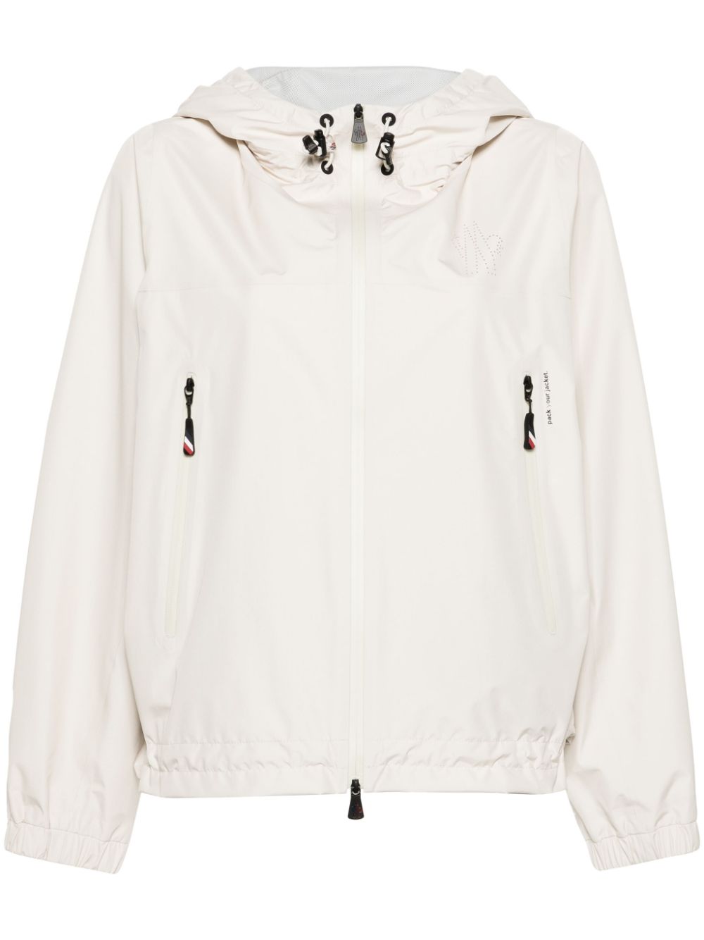 Moncler Grenoble hooded zip-up jacket