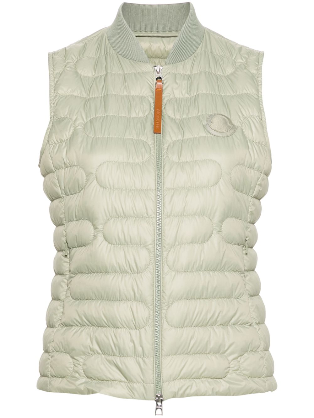 Moncler logo-patch quilted gilet