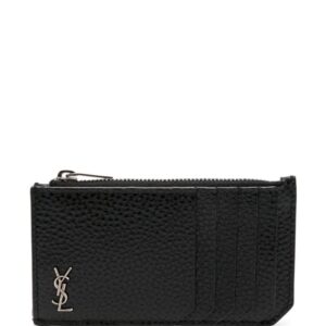 Saint Laurent Cassandre leather cardholder