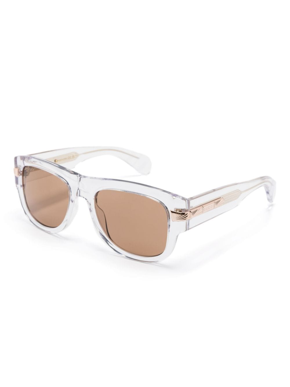 Gucci Eyewear logo-engraved square-frame sunglasses - Image 2