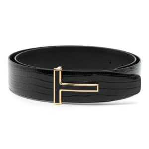 Louis Vuitton T Ridge leather belt
