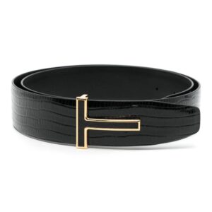 TOM FORD T Ridge leather belt