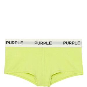 Purple Brand  logo-tape cotton briefs