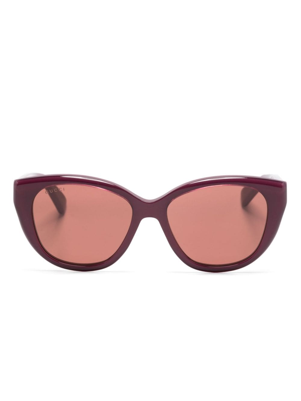 Gucci Eyewear logo-engraved cat-eye sunglasses