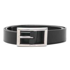 Louis Vuitton logo-engraved leather belt