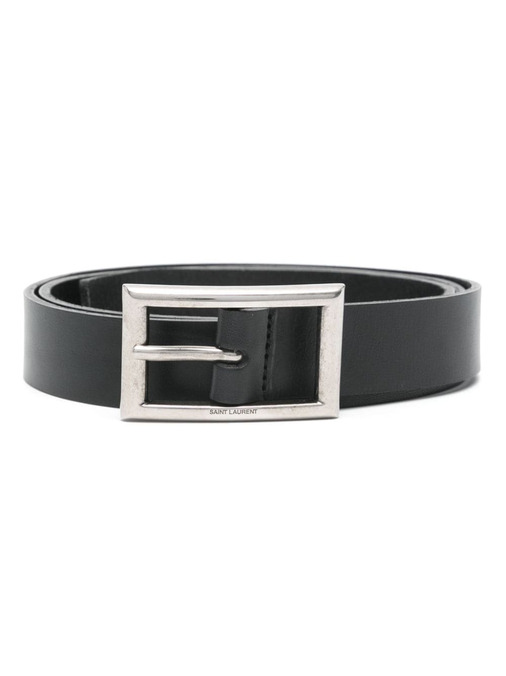 Louis Vuitton logo-engraved leather belt