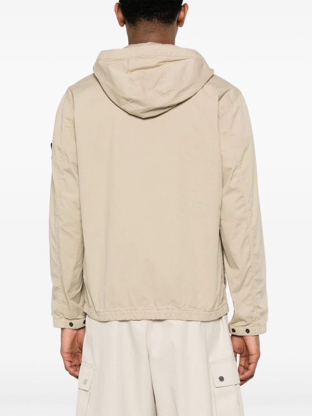 Stone Island twill cotton hooded jacket - Image 4