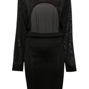 Saint Laurent open-back knitted dress