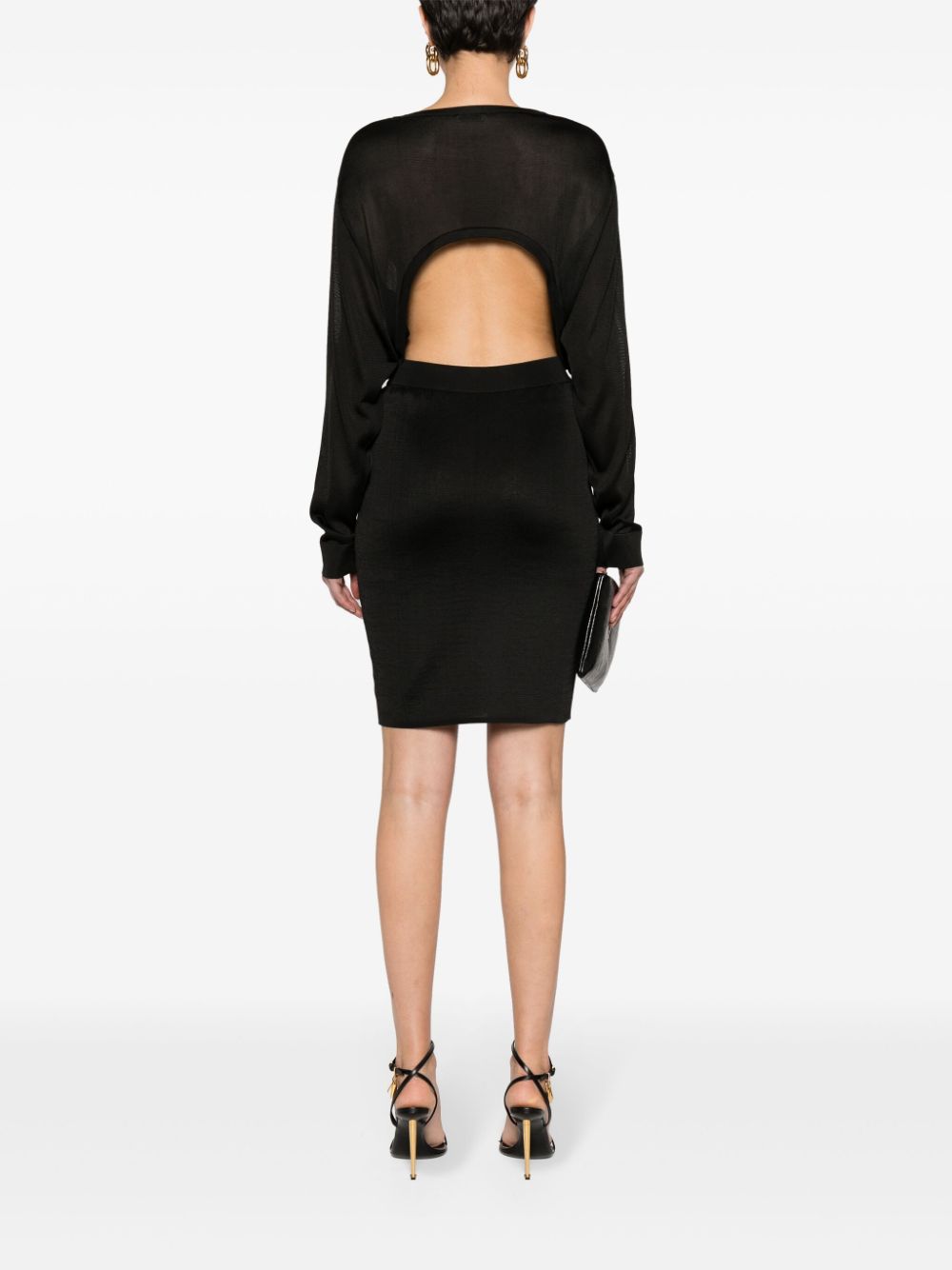 Saint Laurent open-back knitted dress - Image 4