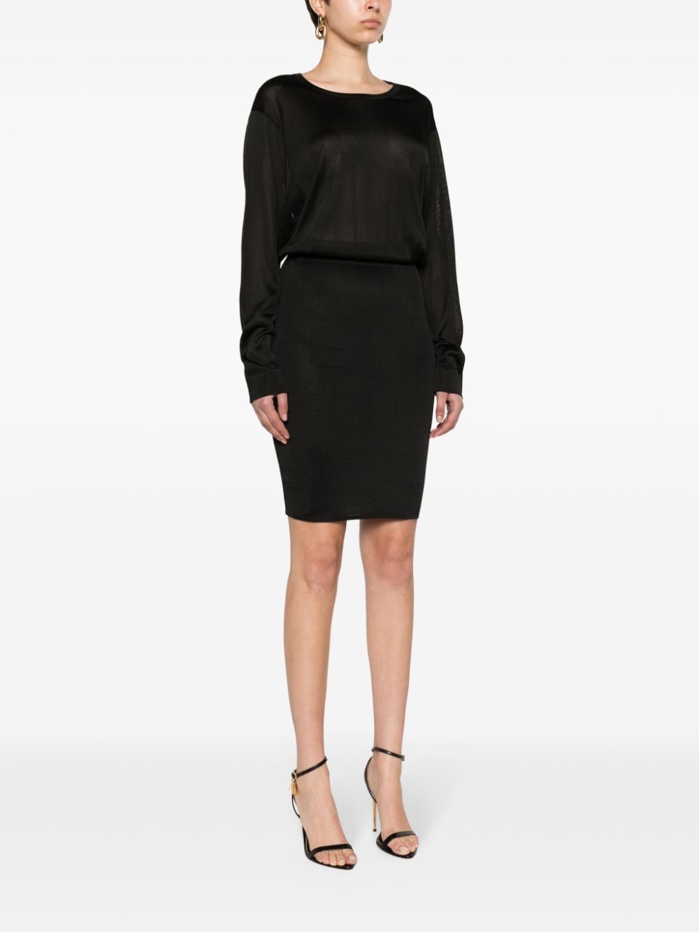 Saint Laurent open-back knitted dress - Image 3