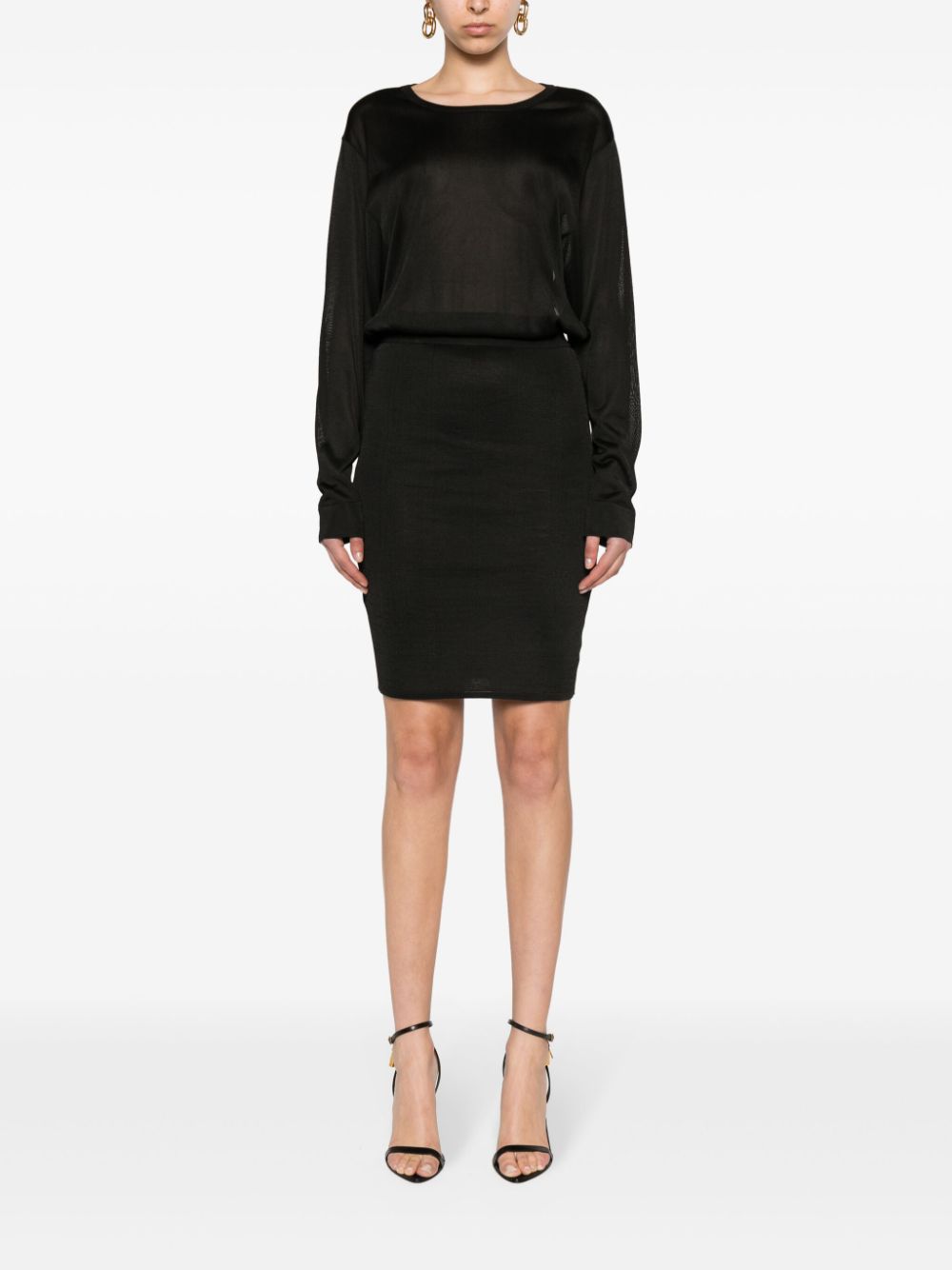 Saint Laurent open-back knitted dress - Image 5