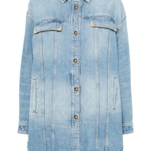 Palm Angels  washed-logo denim jacket