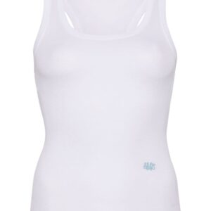Stella McCartney logo-embroidered tank top