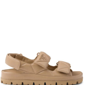Prada  Padded nappa leather sandals
