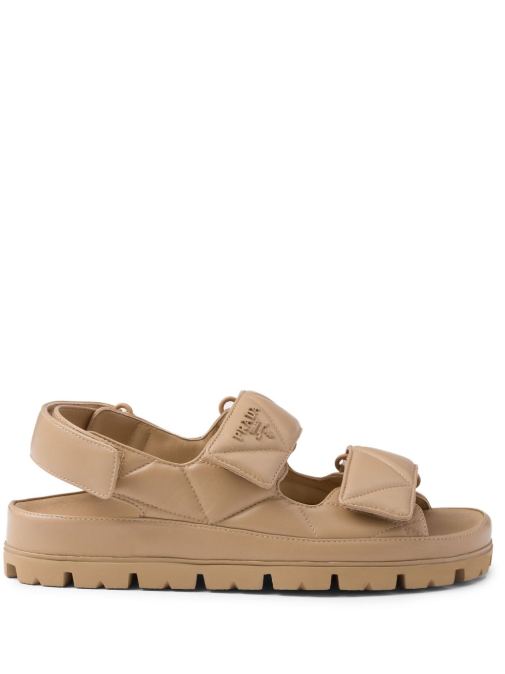 Prada Padded nappa leather sandals