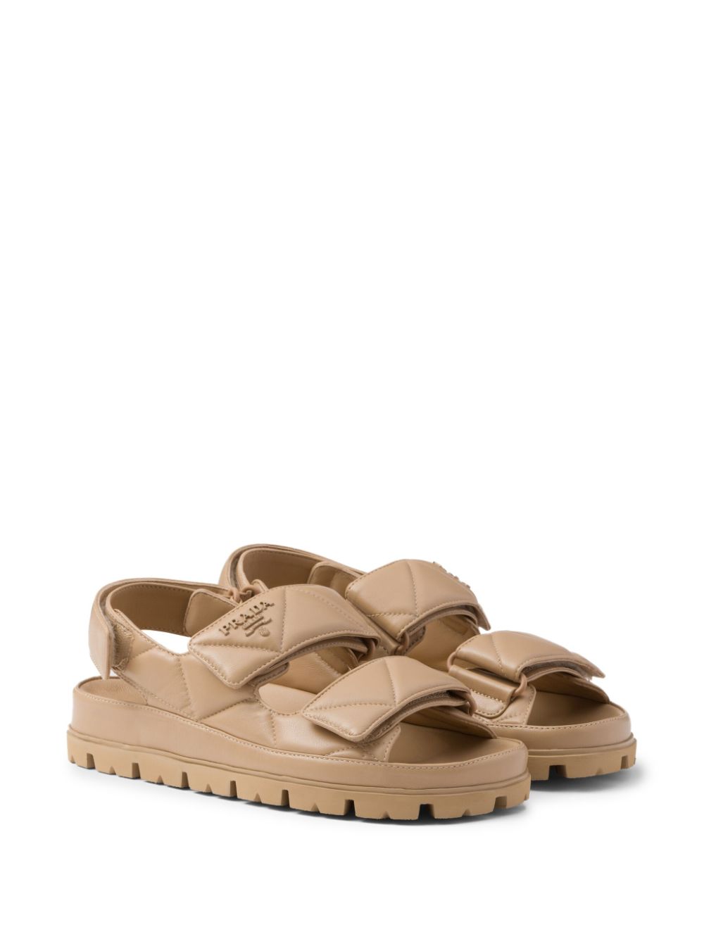 Prada Padded nappa leather sandals - Image 2