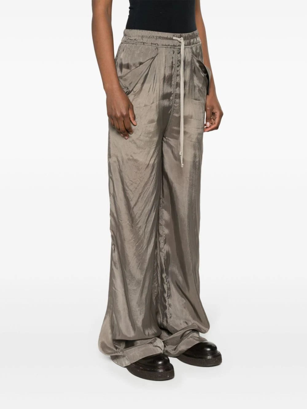 Rick Owens Lido drawstring wide-leg trousers - Image 3