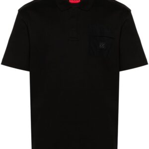 HUGO appliqué-logo cotton polo shirt