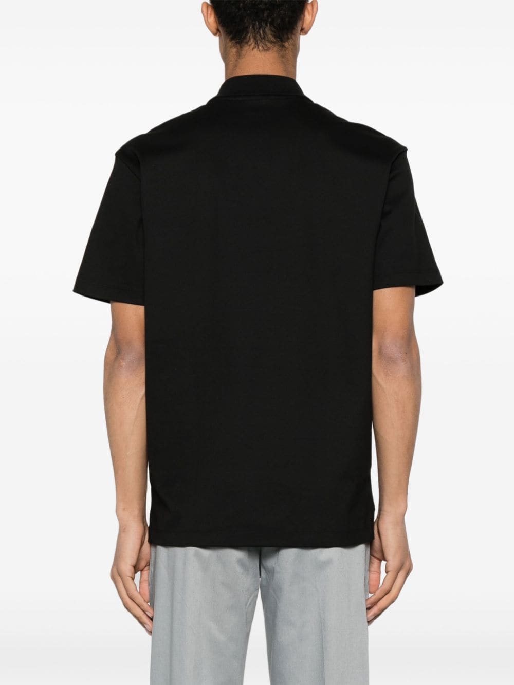 HUGO appliqué-logo cotton polo shirt - Image 4