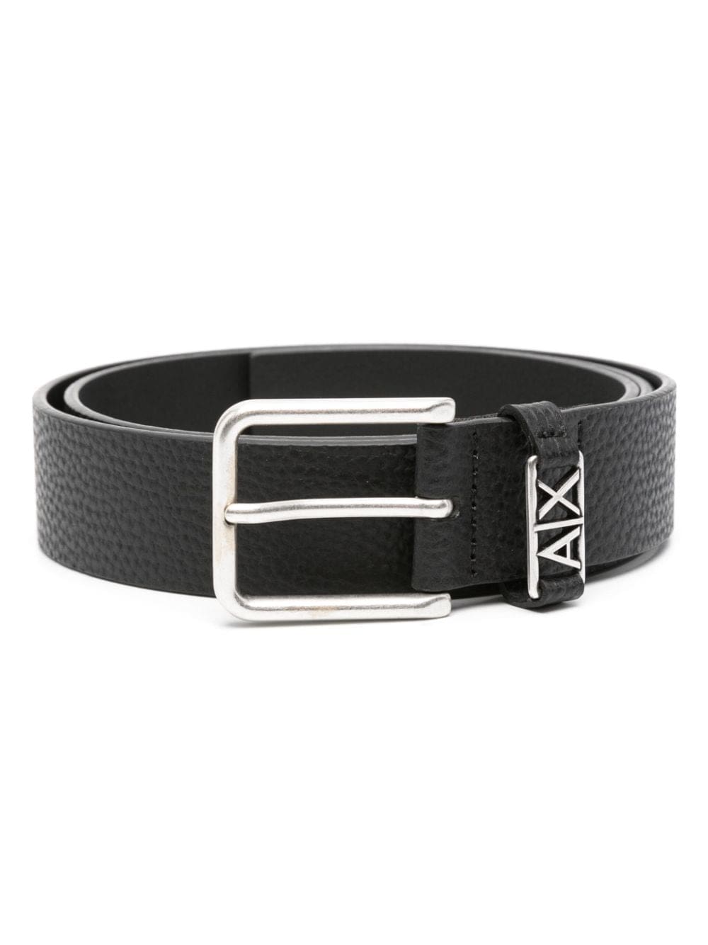 Louis Vuitton logo-plaque leather belt