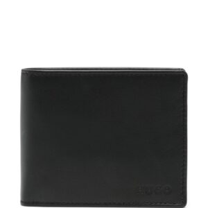 HUGO logo-debossed leather wallet