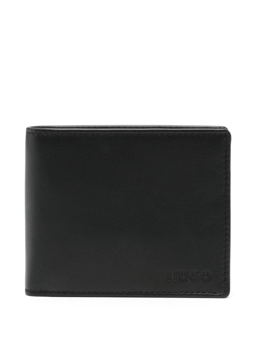 HUGO logo-debossed leather wallet