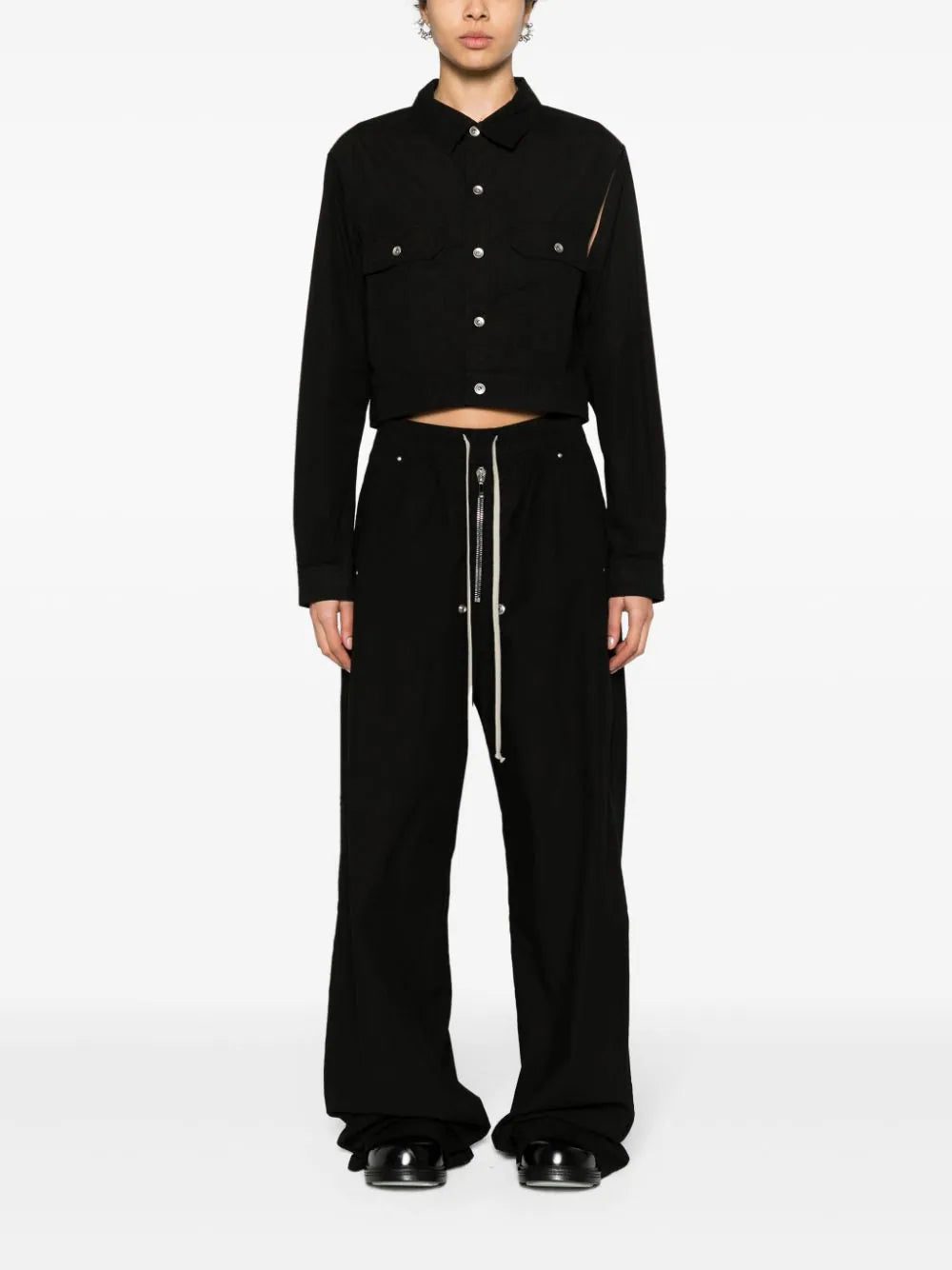 Rick Owens DRKSHDW Geth Belas cotton palazzo pants - Image 2