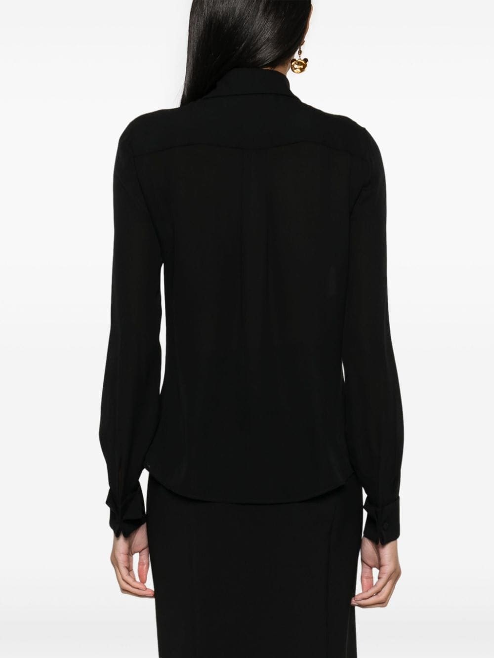 Moschino long-sleeved silk shirt - Image 4