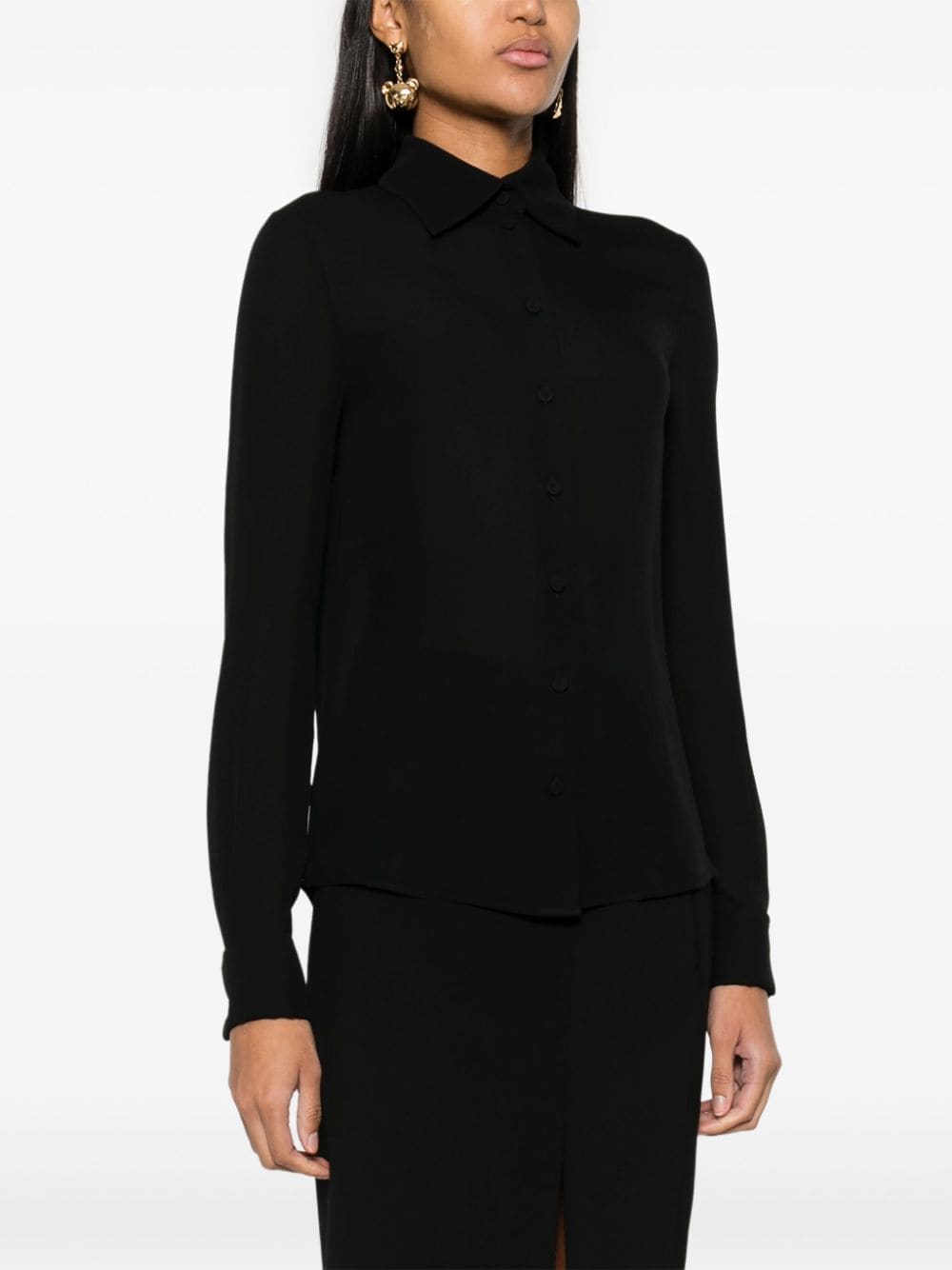 Moschino long-sleeved silk shirt - Image 3