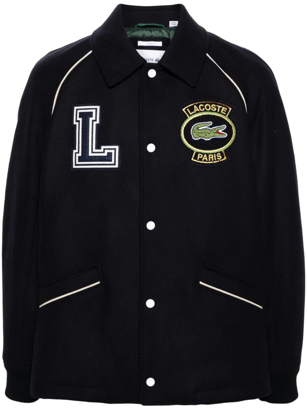 Lacoste padded shirt jacket