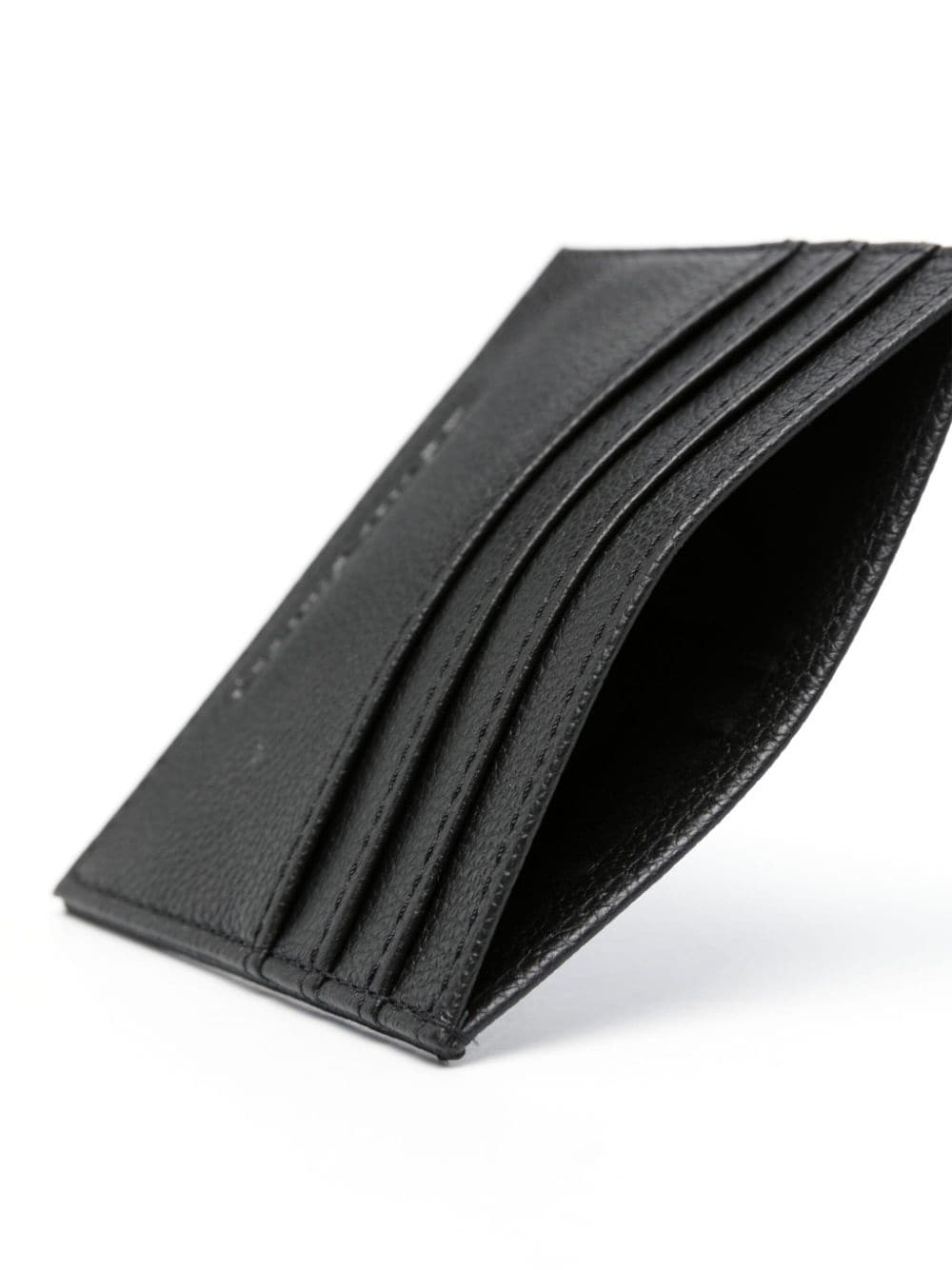 Emporio Armani debossed-logo leather cardholder - Image 3