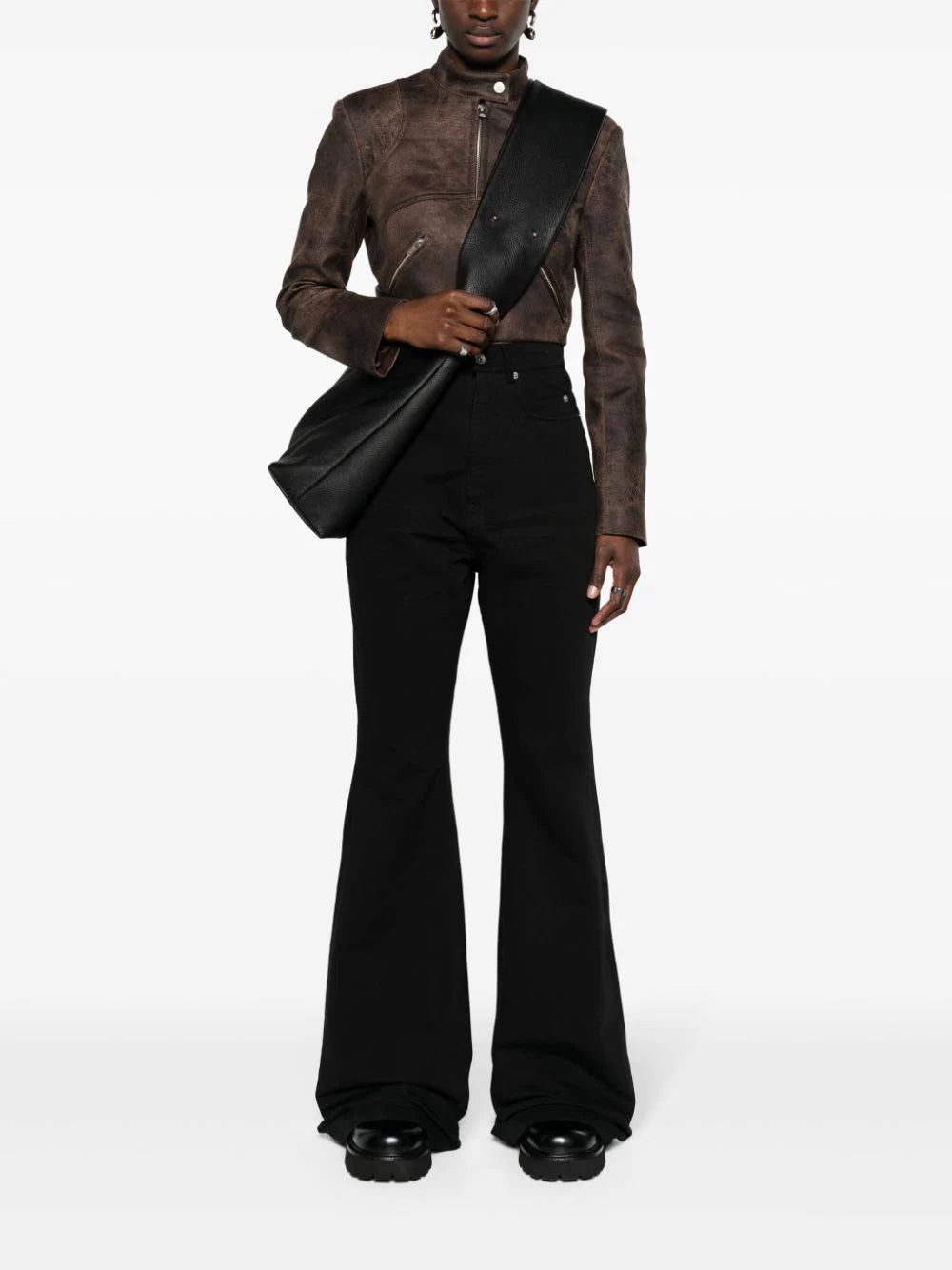 Rick Owens DRKSHDW Bolan cotton bootcut trousers - Image 2