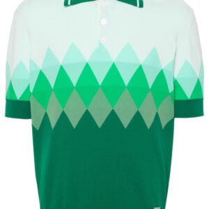 Dsquared2  diamond-pattern polo shirt