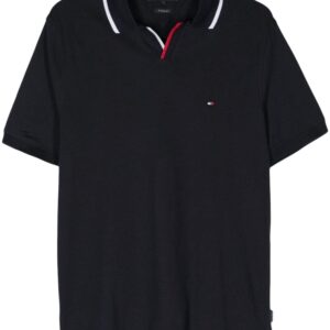 Tommy Hilfiger logo-embroidered piqué polo shirt