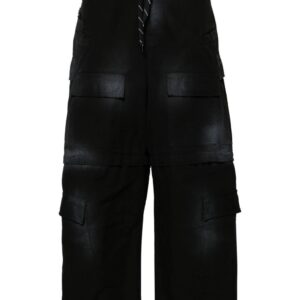 Balenciaga  spray-paint ripstop trousers