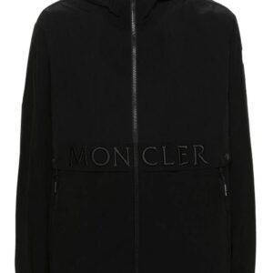 Moncler  Joly logo-embroidered hooded jacket